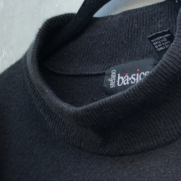 Stefano Basics soft black turtleneck sweater - Picture 2 of 4